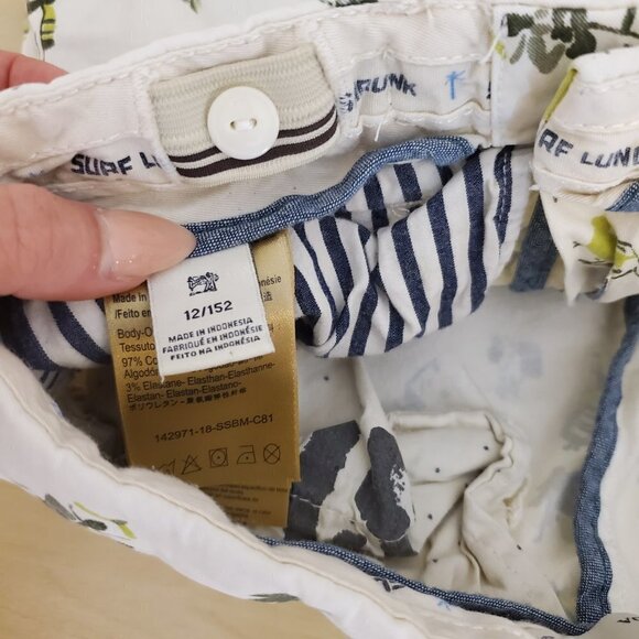 Kids Scotch & Soda Surf Lunch Tropical Graphic Chino Shorts Sz 12/152 EUC! - Picture 4 of 7